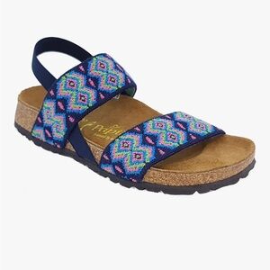 Birkenstock Papillio Caterina Aztec‎ blue NEW US 6-6.5